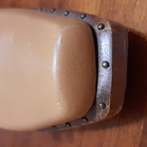 Brand New leather heeled mules/clogs - Picture 10 of 11